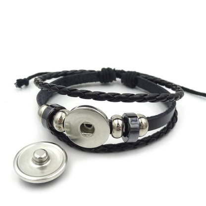 Yin Yang Charm Bracelet Multilayer Braided Bracelet Vintage Jewelry Mens Leather Bracelets for Women Gift