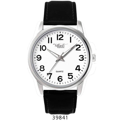 Milano Vegan Leather Band Men's Watch