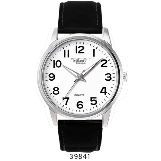 Milano Vegan Leather Band Men's Watch