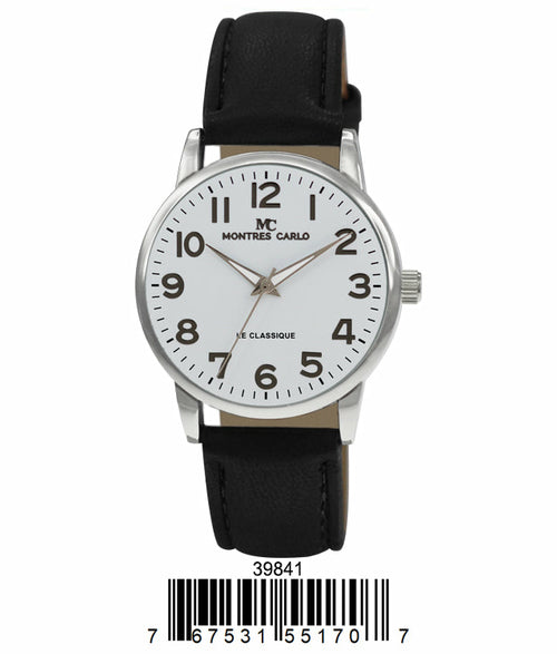Milano Vegan Leather Band Men's Watch