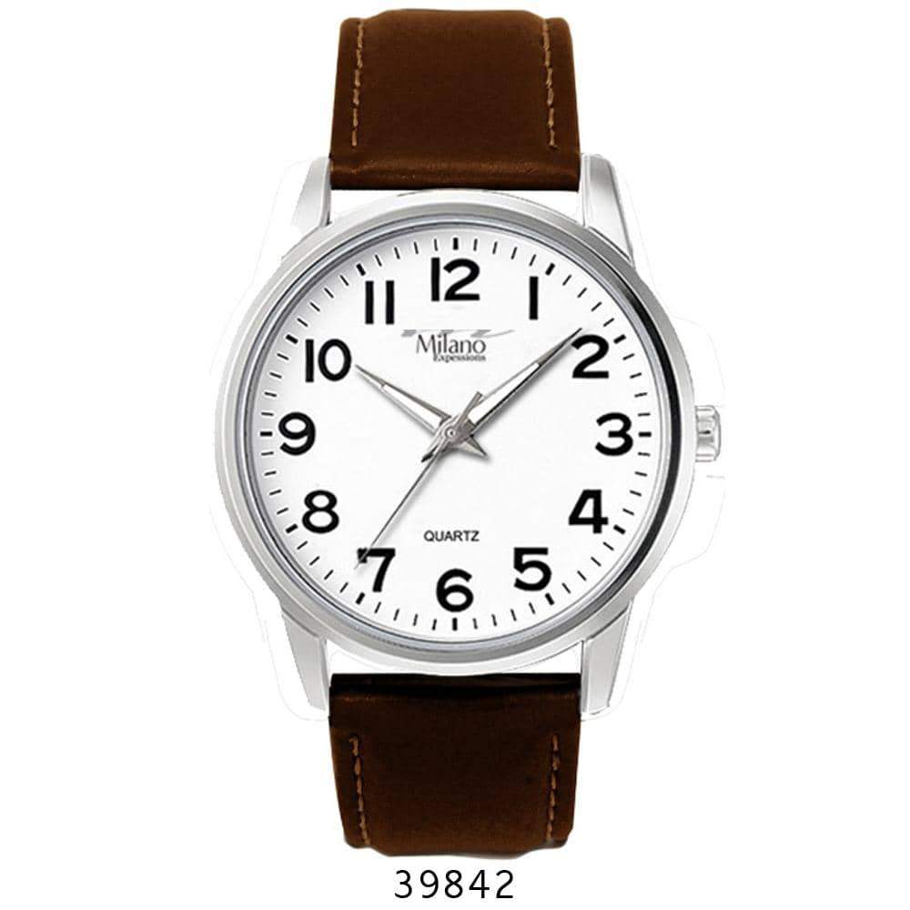 Milano Vegan Leather Band Men's Watch
