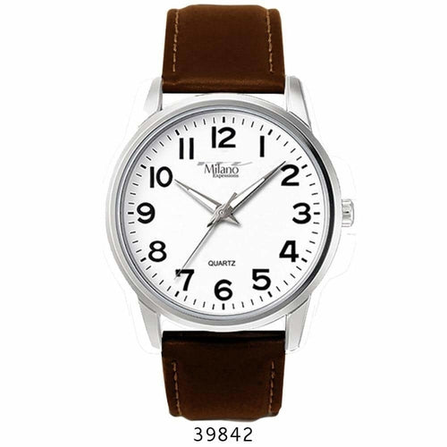 Milano Vegan Leather Band Men's Watch