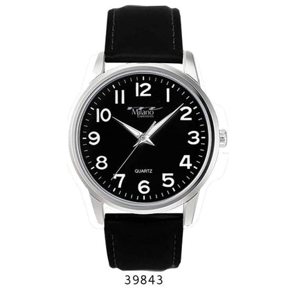 Milano Vegan Leather Band Men's Watch