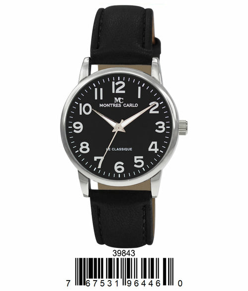 Milano Vegan Leather Band Men's Watch