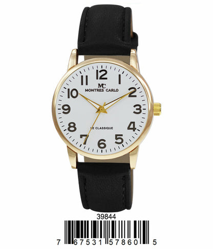 Milano Vegan Leather Band Men's Watch