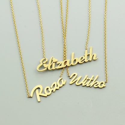 Custom Name Necklace Personalized Actual