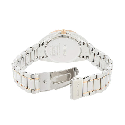 Seiko SKK888 Two Tone Diamond Accent Mother of Pearl Dial Women's Watch